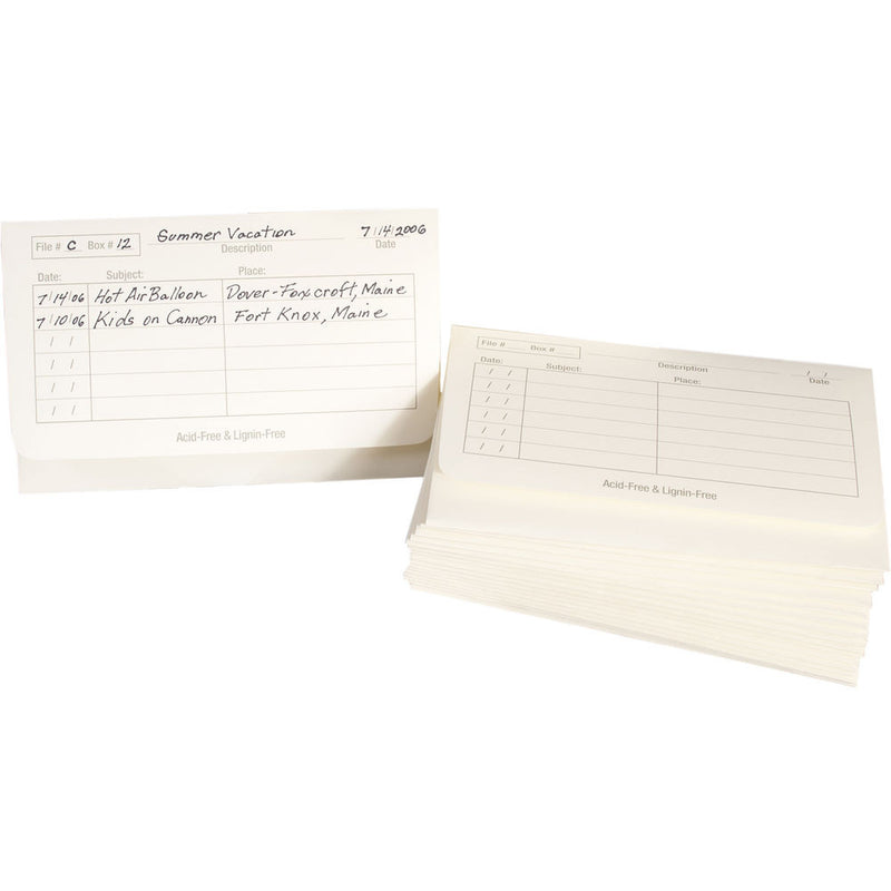 Archival Methods Archive Envelopes (4 x 6", 25-Pack, Cream)