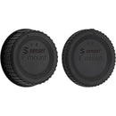 Sensei Body Cap and Rear Lens Cap Kit for Nikon F-Mount