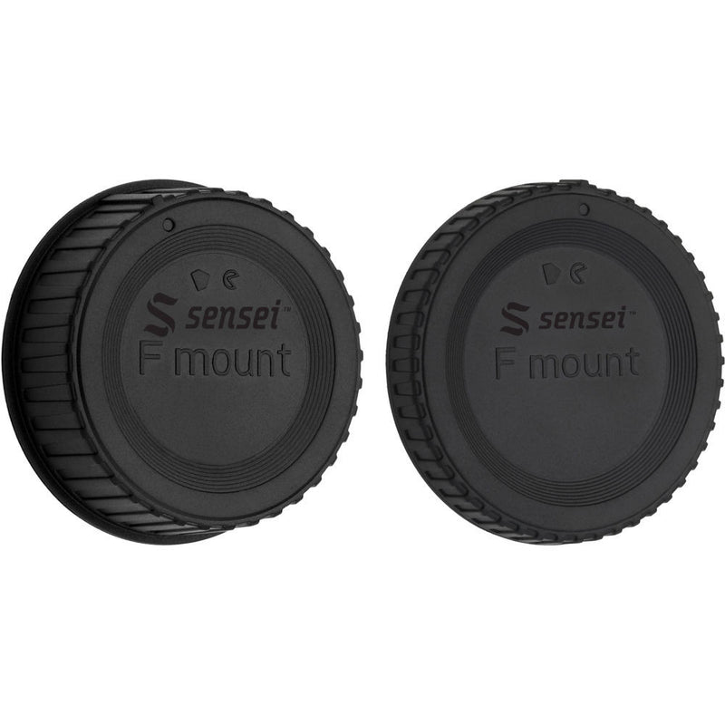 Sensei Body Cap and Rear Lens Cap Kit for Nikon F-Mount