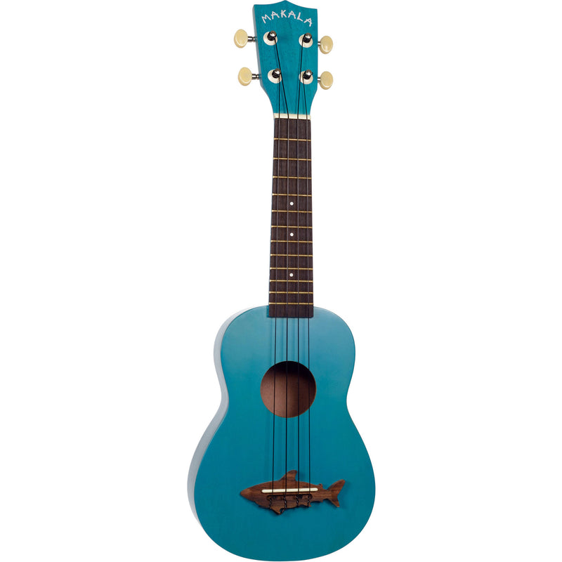 MAKALA MK-SS/BLU Shark Soprano Ukulele (Mako Blue)