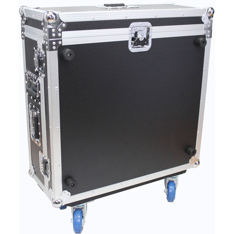 ProX Flight Case with Doghouse and Wheels for Allen & Heath QU-32 Digital Mixer