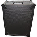 ProX Mixer Case for Large Format 12" DJ Mixers with Laptop Shelf (Black on Black)