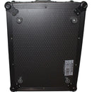 ProX Mixer Case for Large Format 12" DJ Mixers with Laptop Shelf (Black on Black)