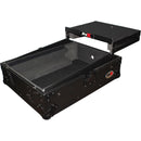 ProX Mixer Case for Large Format 12" DJ Mixers with Laptop Shelf (Black on Black)