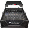 ProX Mixer Case for Large Format 12" DJ Mixers with Laptop Shelf (Black on Black)