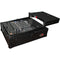 ProX Mixer Case for Large Format 12" DJ Mixers with Laptop Shelf (Black on Black)