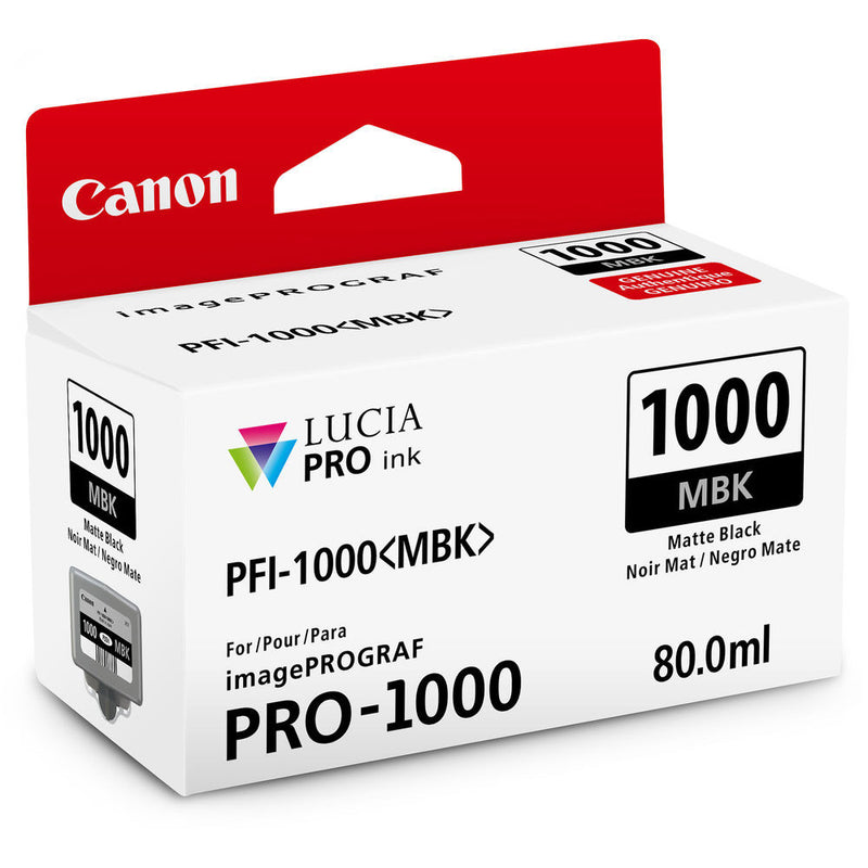 Canon PFI-1000 MBK LUCIA PRO Matte Black Ink Tank (80ml)