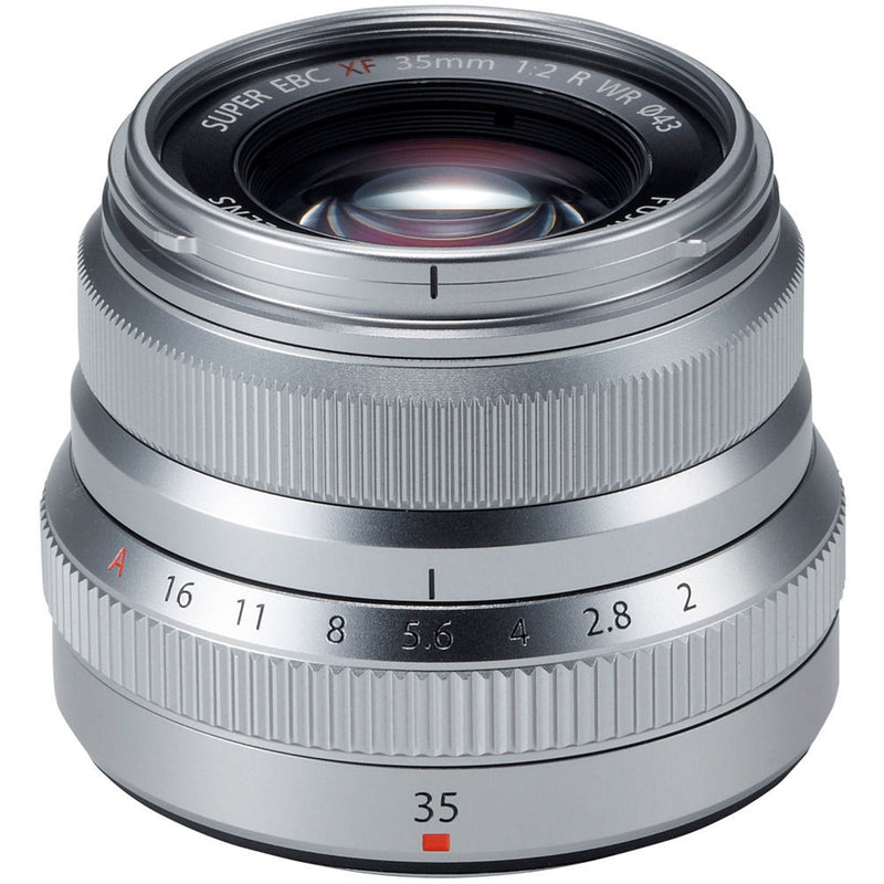 Fujifilm XF 35mm f/2 R WR Lens (Silver)