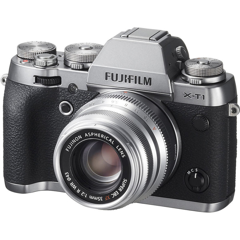 Fujifilm XF 35mm f/2 R WR Lens (Silver)