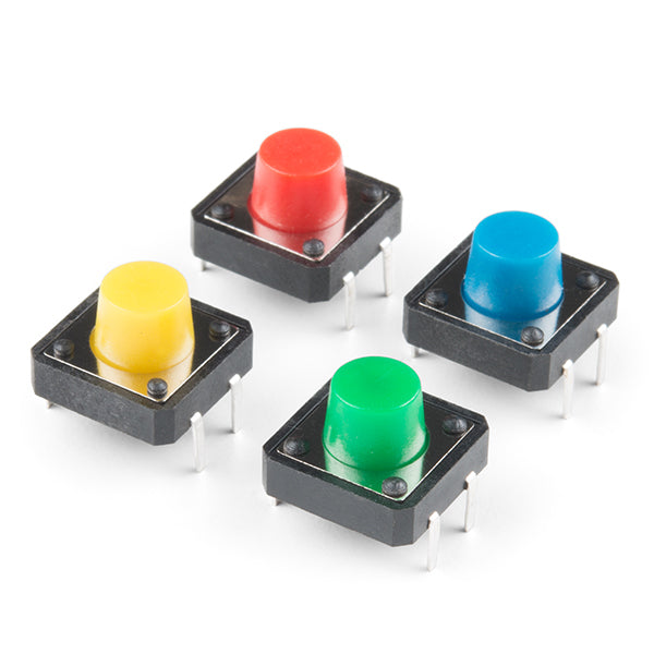 SparkFun Multicolor Buttons - 4-pack