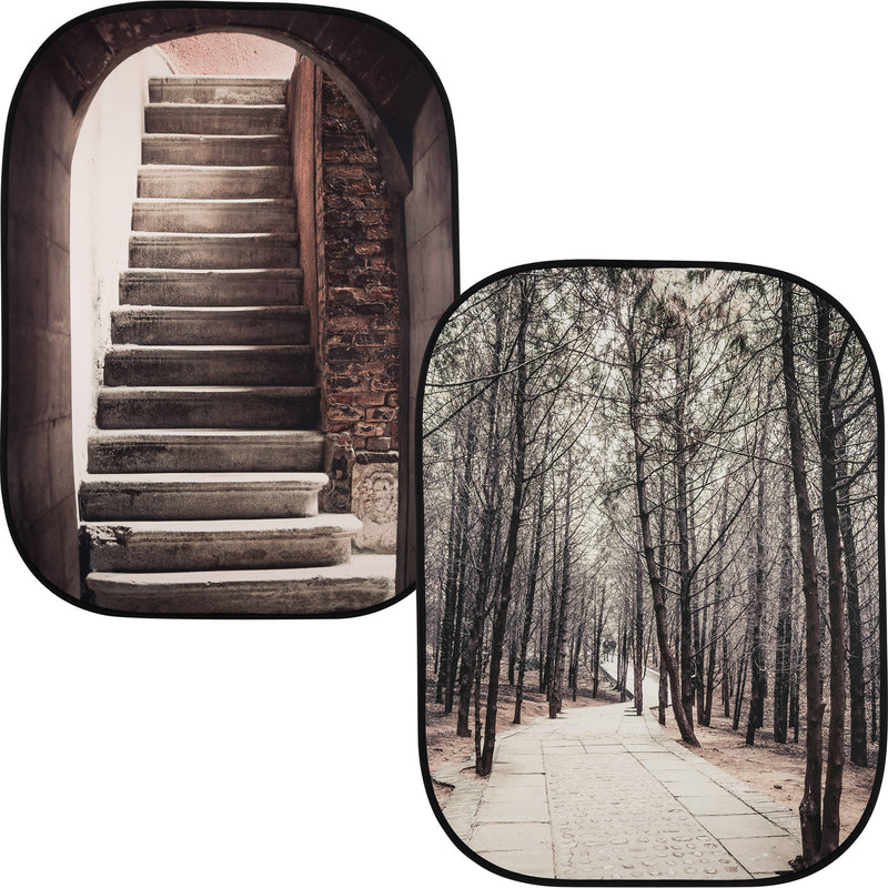 Manfrotto 5x7 Perspective Background (Steps/Trees)