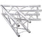 Global Truss SQ-4121 2-Way 90&deg F34 Square Truss Corner (Silver)