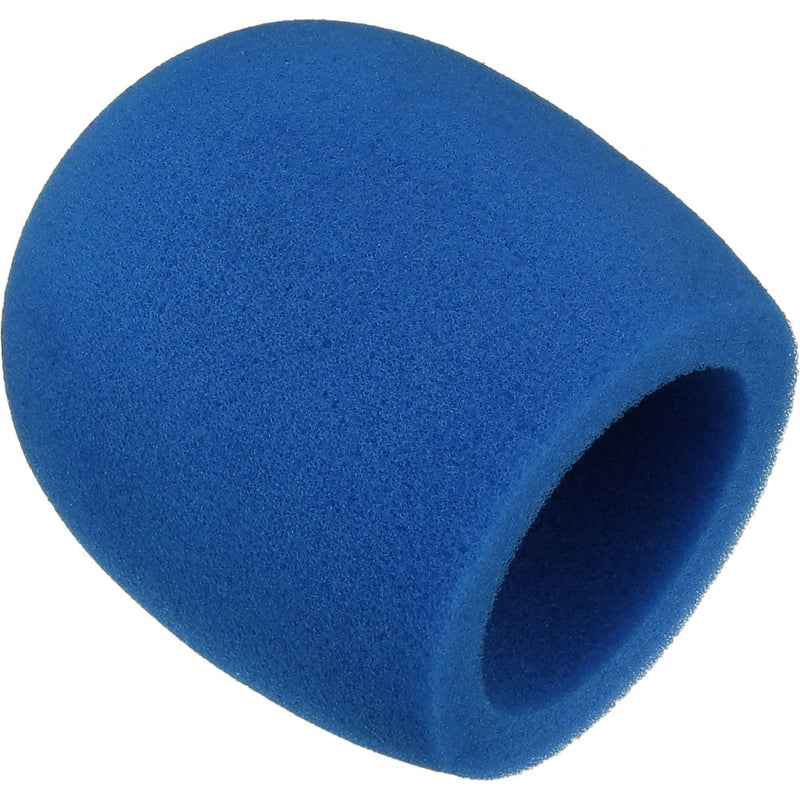 Auray WHF-158 Foam Windscreen for 1-5/8" Diameter Microphones (Blue)