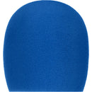 Auray WHF-158 Foam Windscreen for 1-5/8" Diameter Microphones (Blue)