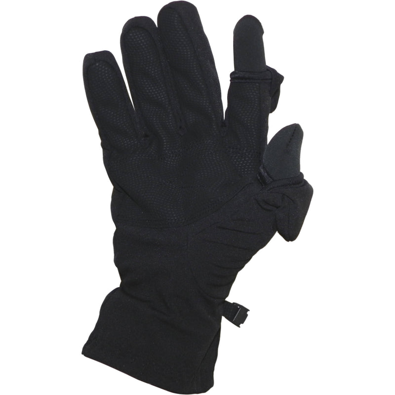 Freehands Men's Softshell Photo Gloves (Large, Black)