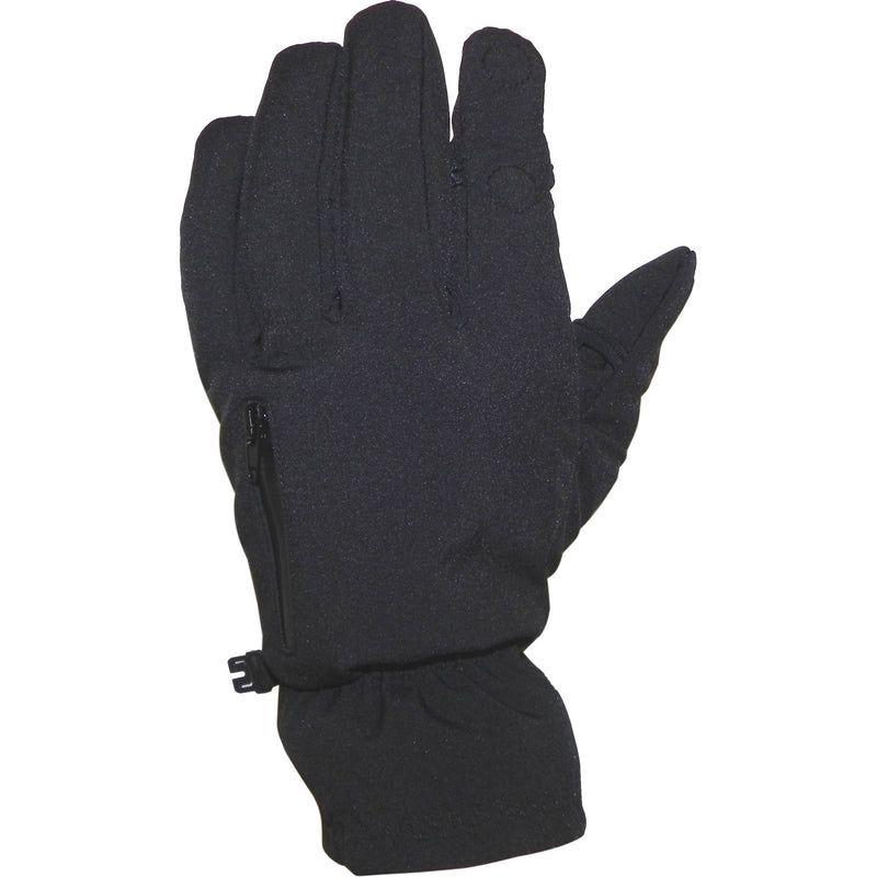 Freehands Men's Softshell Photo Gloves (Large, Black)