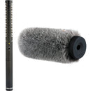 Rode NTG2 Multi-Powered Shotgun Microphone and Auray Fur Windshield Kit