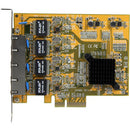 StarTech ST1000SPEX43 4-Port PCIe Gigabit Network Adapter Card