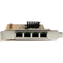 StarTech ST1000SPEX43 4-Port PCIe Gigabit Network Adapter Card