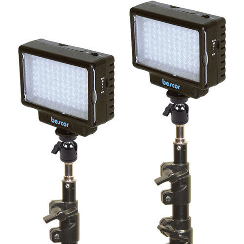 Bescor LED-70 Daylight Studio 2 Light Kit