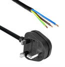 Qualtek Electronics 369004-E01 369004-E01 Power Cord BS 1363A PLUG-FREE END 2.5M