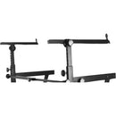 On-Stage KS7365EJ Heavy Duty Folding-Z Two-Tier Keyboard Stand