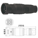 Canare 4K-DIN Female Crimp Plug for V4-2.5CHW Coax Cable