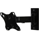 Peerless-AV Paramount Pivot Wall Mount (10-24" Screens, High-Gloss Black)