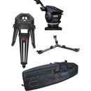 Cartoni Focus 22 Fluid Head with H601 Tripod Legs & Mid Spreader (100mm)