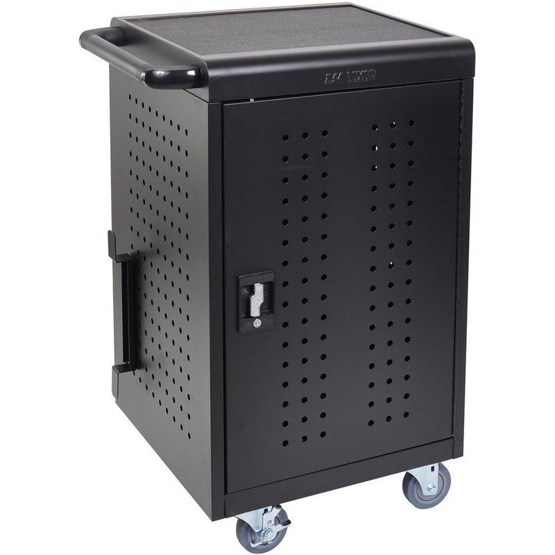 Luxor LLTM30-B 30 Tablet/Chromebook Charging Rolling Cart