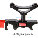 CAME-TV Height-Adjustable Lens Support with 15mm Rod Clamp