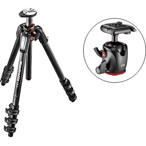 Manfrotto MT055CXPRO4 Carbon Fiber Tripod with MHXPRO-BHQ2 XPRO Ball Head with 200PL Quick Release System