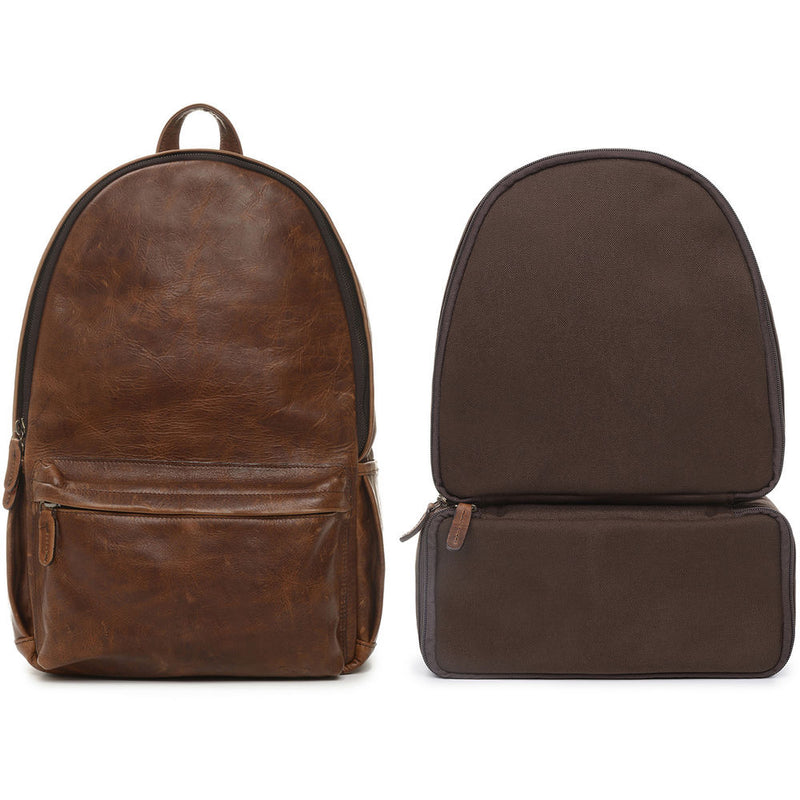 ONA The Leather Clifton Camera and Everyday Backpack (Antique Cognac)