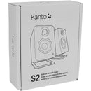 Kanto Living S2 Desktop Speaker Stands (Pair, White)