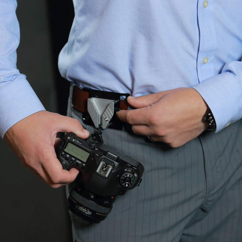 ProMediaGear SH1 Belt Holster with Sphere for DSLR and Mirrorless Cameras