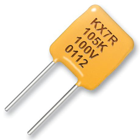 KEMET C315C101J2G5TA Multilayer Ceramic Capacitor, Gold Max, 100 pF, 200 V, Goldmax, 300 Series, &plusmn; 5%, Radial Leaded