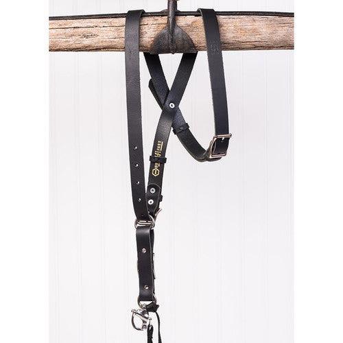 HoldFast Gear Money Maker Water Buffalo Skinny 2 Camera Harness (Black, Small)