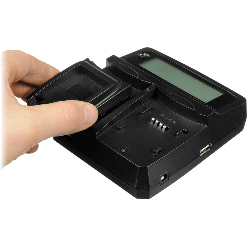 Watson Duo LCD Charger with 2 NB-11L Plates