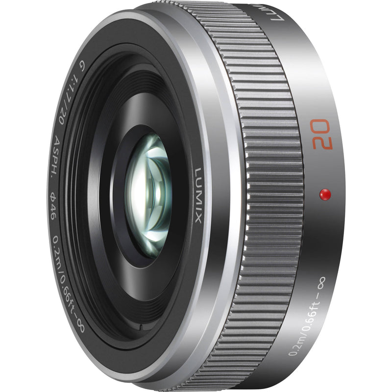 Panasonic LUMIX G 20mm f/1.7 II ASPH. Lens (Silver)