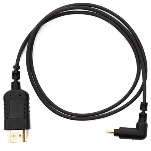 FREEFLY Right-Angle Micro-HDMI Type-D to HDMI Type-A Lightweight Cable (27.6")