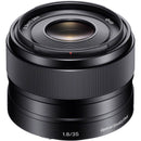 Sony E 35mm f/1.8 OSS Lens with Circular Polarizer Filter Kit