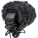 Azden SMX-30 Stereo/Mono Switchable Video Mic & Furry Windshield Cover Kit