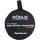 Rogue Photographic Design Collapsible 2-in-1 Reflector (32", Silver/White)