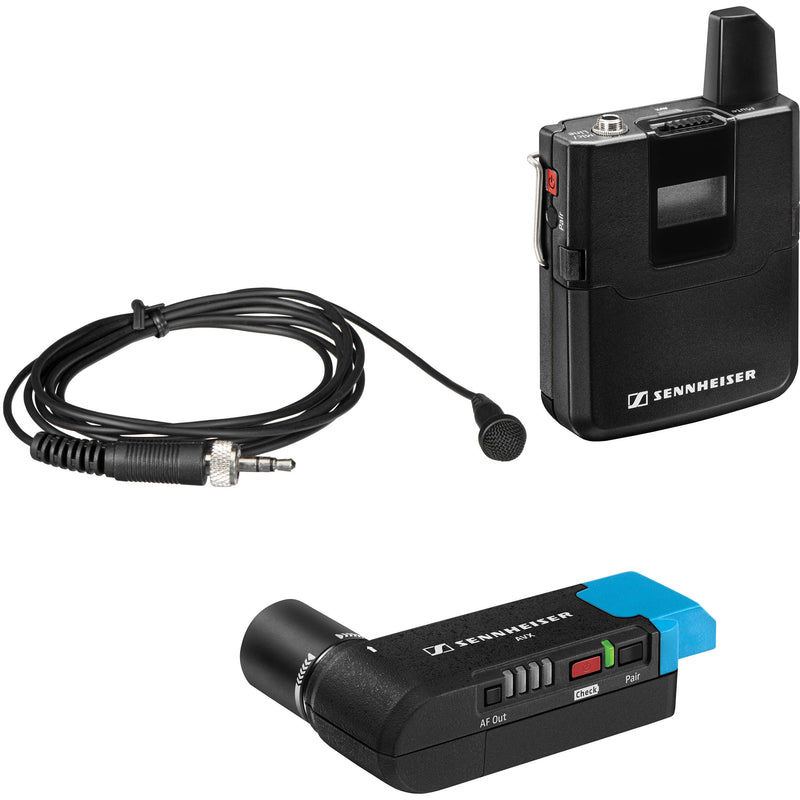 Sennheiser AVX-ME2 SET Digital Camera-Mount Wireless Omni Lavalier Microphone System (1.9 GHz)