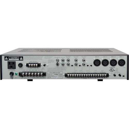 Speco Technologies Contractor Series 120W RMS Public Address Power Mixer Amplifier