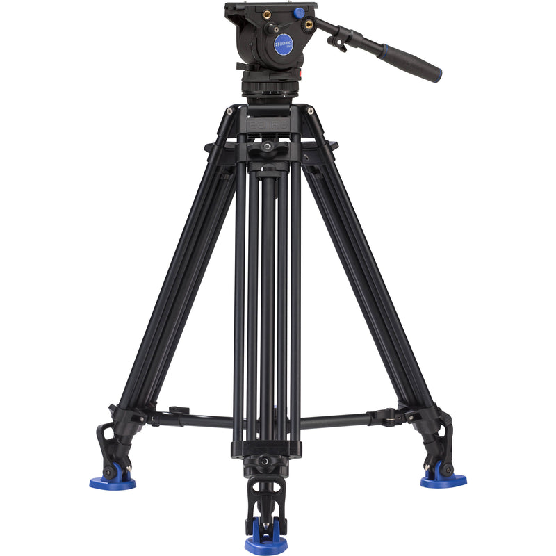 Benro BV4 Pro Dual-Stage Video Tripod Kit with DL-08 Tripod Dolly