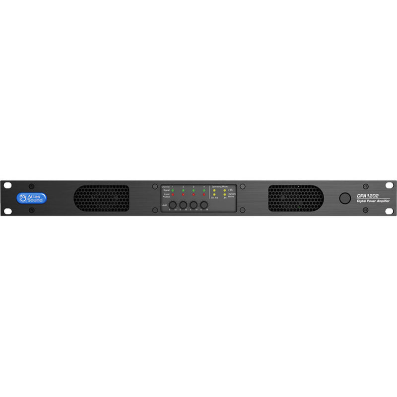 Atlas Sound DPA1202 1200W Networkable Multi-Channel Power Amplifier