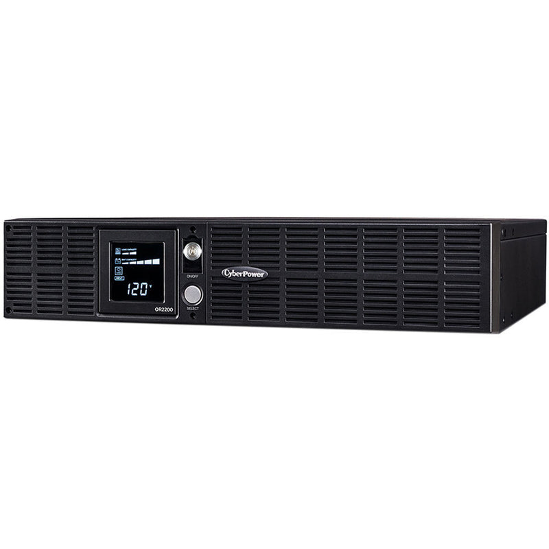 CyberPower 8-Outputs NEMA 5-20R Smart App LCD UPS with USB, Serial and SNMP (2000 VA, 412min Runtime)