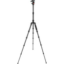 Oben CT-3535 Folding Carbon Fiber Travel Tripod with BE-208T Ball Head