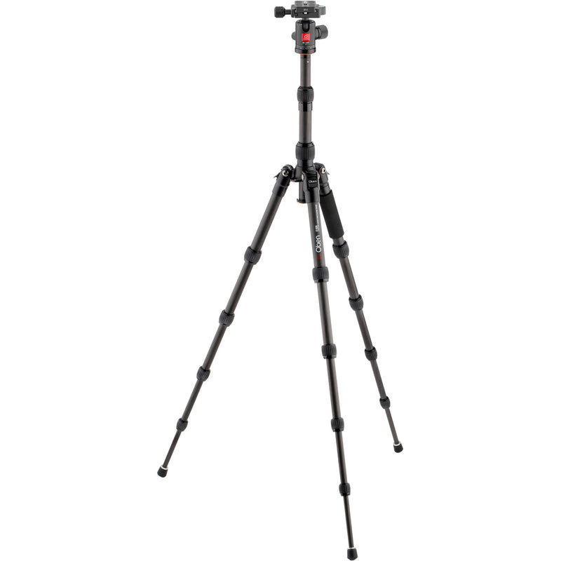 Oben CT-3535 Folding Carbon Fiber Travel Tripod with BE-208T Ball Head